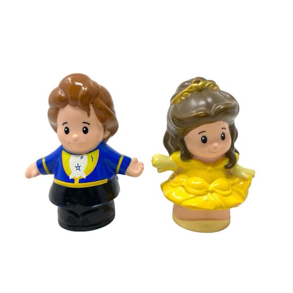 Fisher Price‎ Little People Disney Beauty and the Beast Belle & Prince Adam - Picture 1 of 4